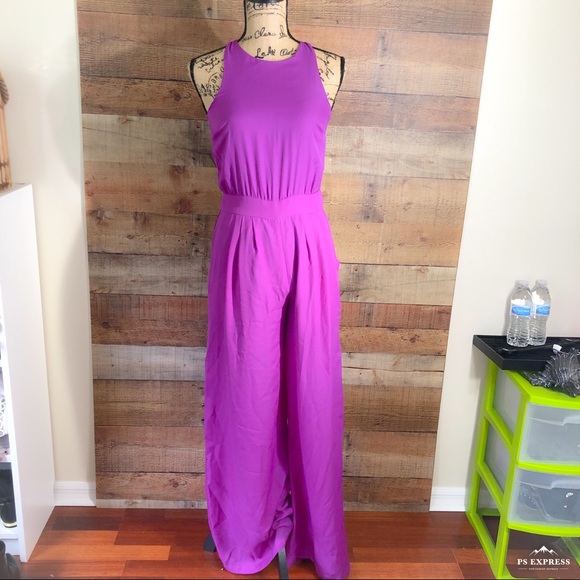 purple romper shorts